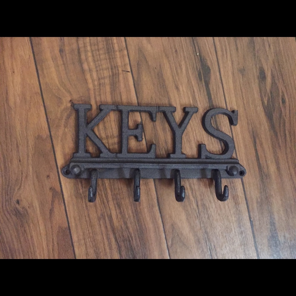Cast iron key holder